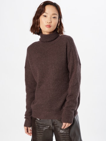 MOSS COPENHAGEN Sweater in Brown: front