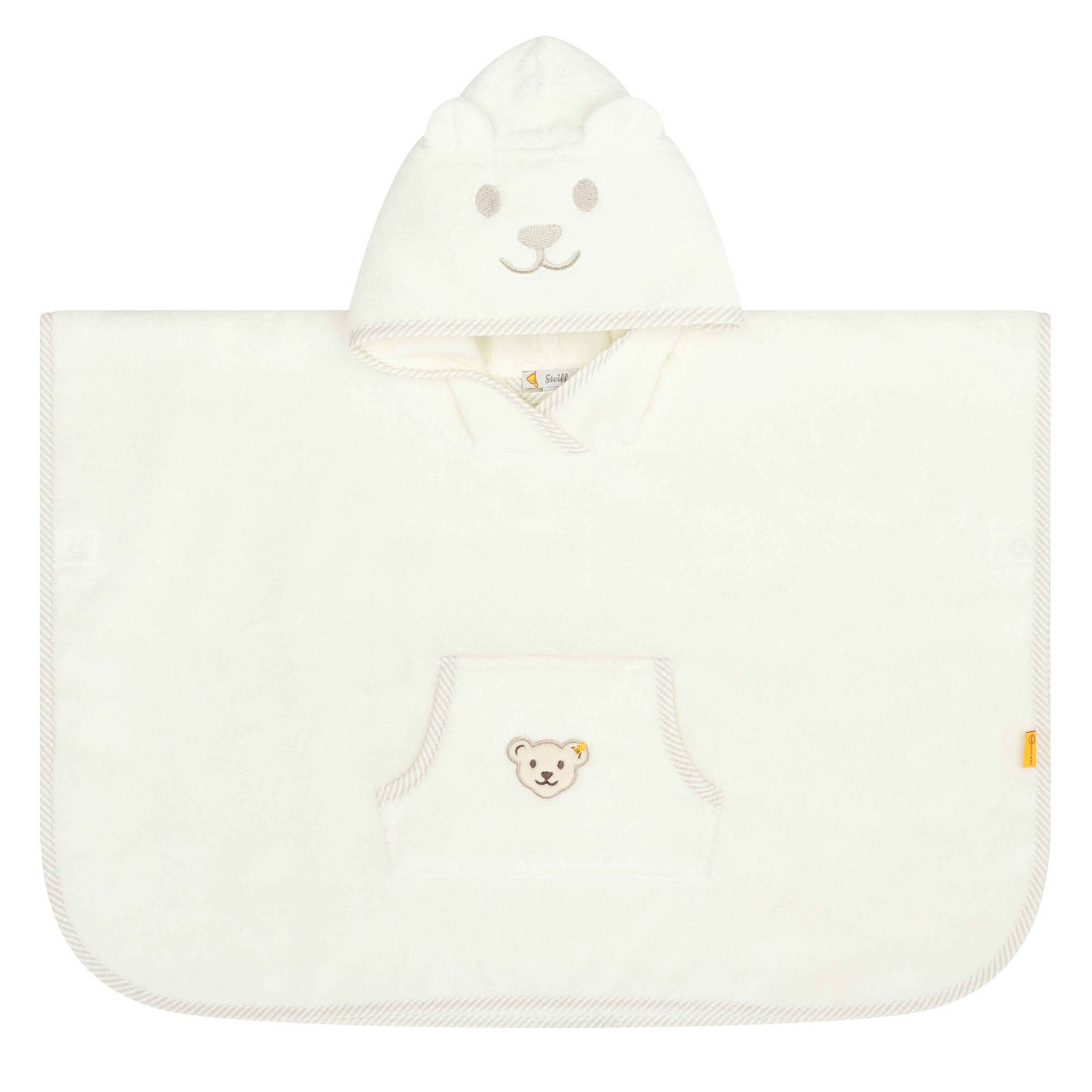 Steiff Collection Badekåbe i hvid: forside