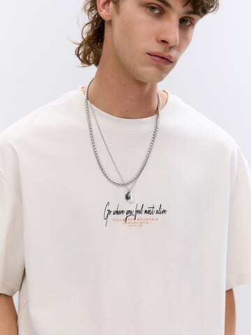 Pull&Bear T-Shirt in Weiß