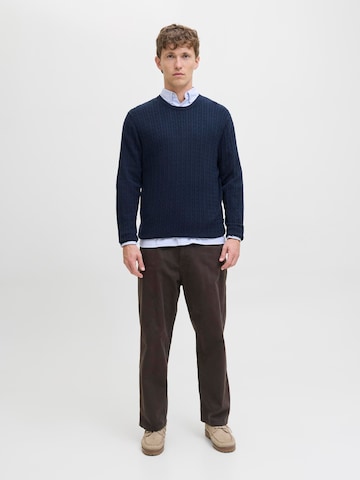 mėlyna JACK & JONES Megztinis 'JJEEMIL'