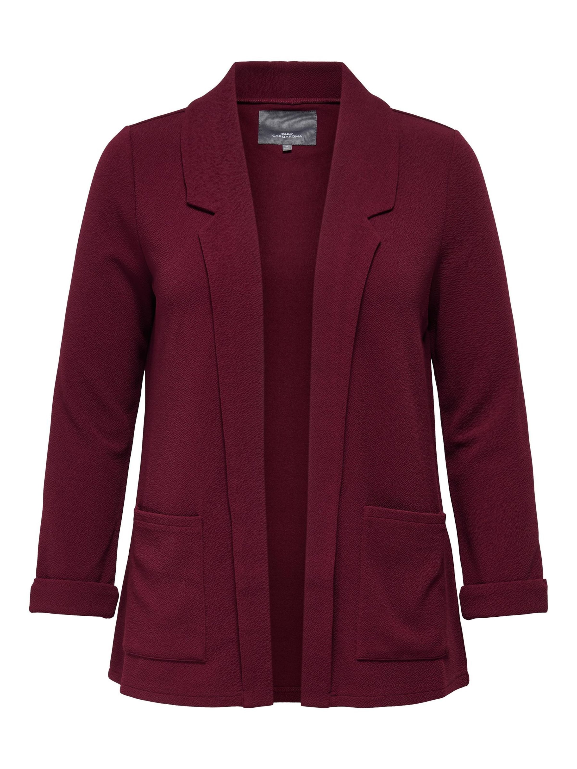 Blazer 'CARBETTY' di ONLY Carmakoma in rosso: frontale