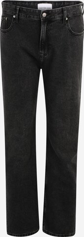 Calvin Klein Jeans Plus Tapered Jeans 'REGULAR TAPER PLUS' i grå: framsida