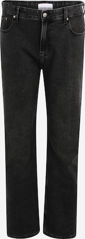 Calvin Klein Jeans Plus Tapered Jeans in Grey: front
