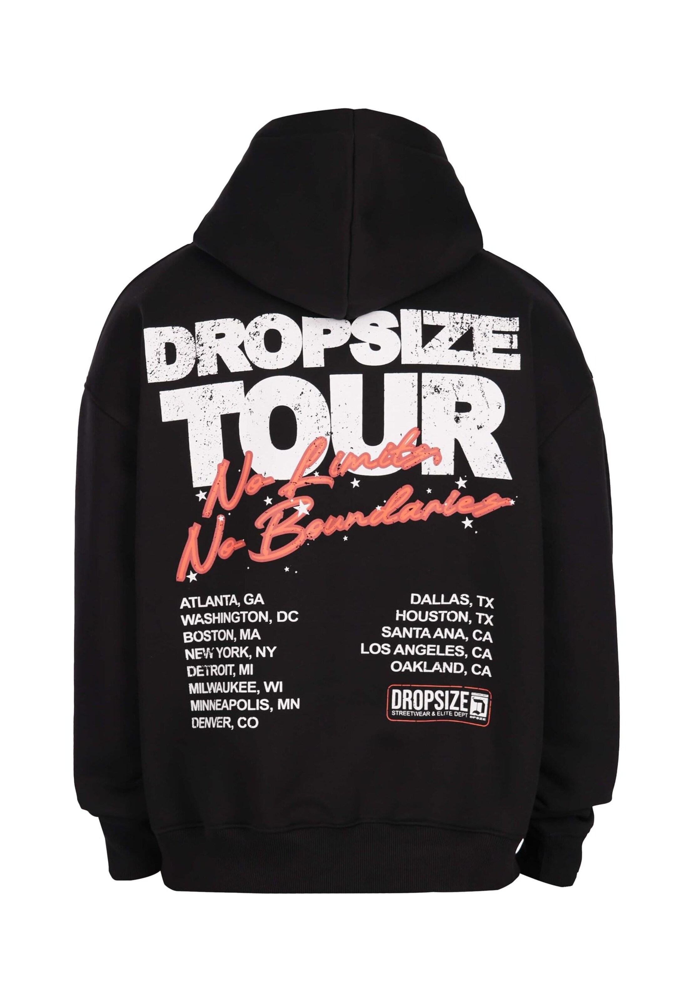 Dropsize Tréning póló 'Tour' - fekete