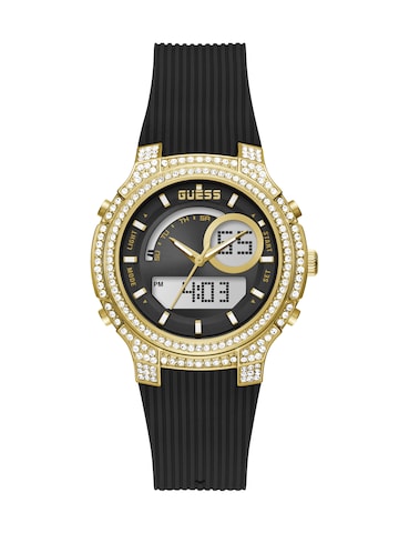 GUESS Digital Watch 'RAY' in Black: front