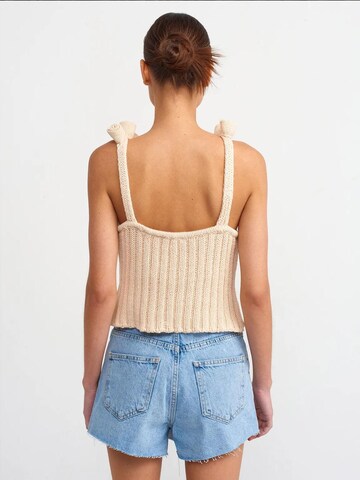 Hiccup Gebreide top in Beige