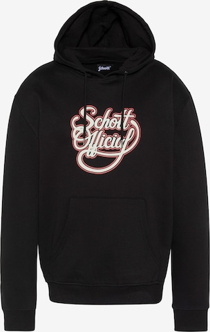 Sweat-shirt Schott NYC en noir : devant