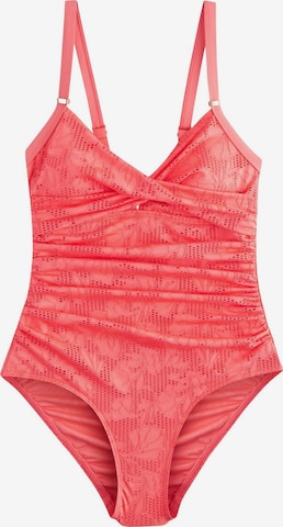 Next Bustier Uimapuku värissä vaaleanpunainen: etupuoli