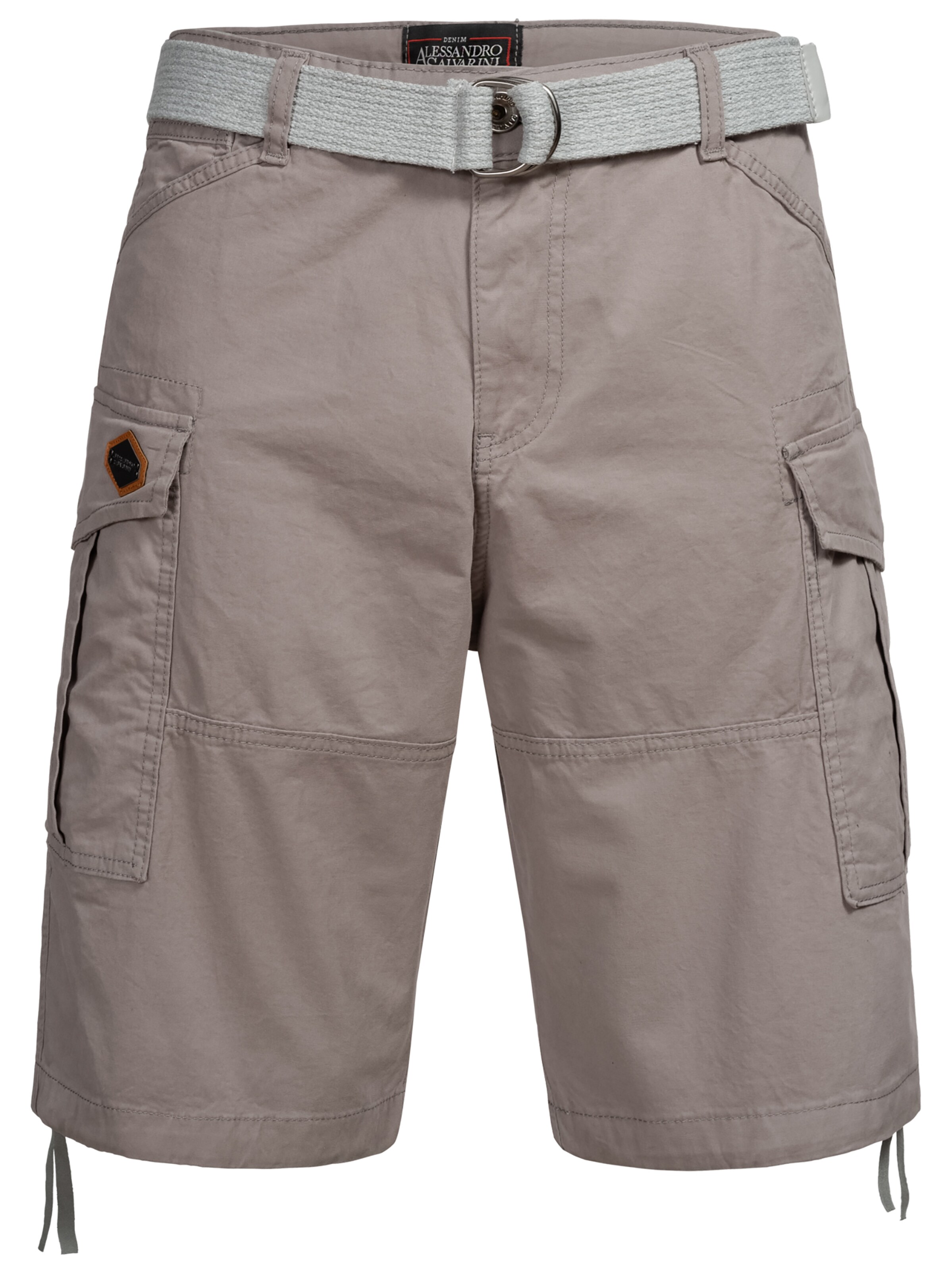 Alessandro Salvarini Shorts in Grau: Vorderseite
