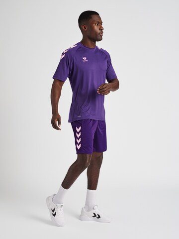 Hummel - Regular Calças de desporto em roxo