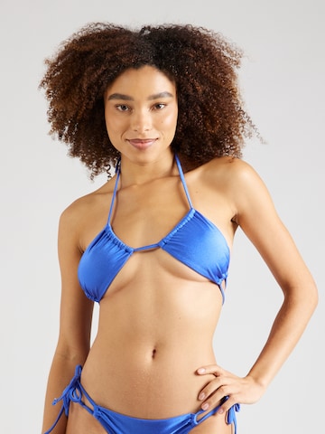 Boux Avenue - Triángulo Top de bikini 'MALI' en azul: frente