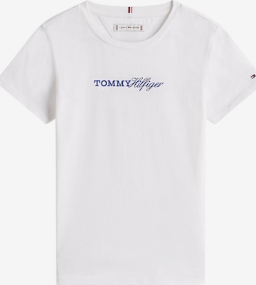 Tommy Hilfiger Kids Shirt in Wit: voorkant