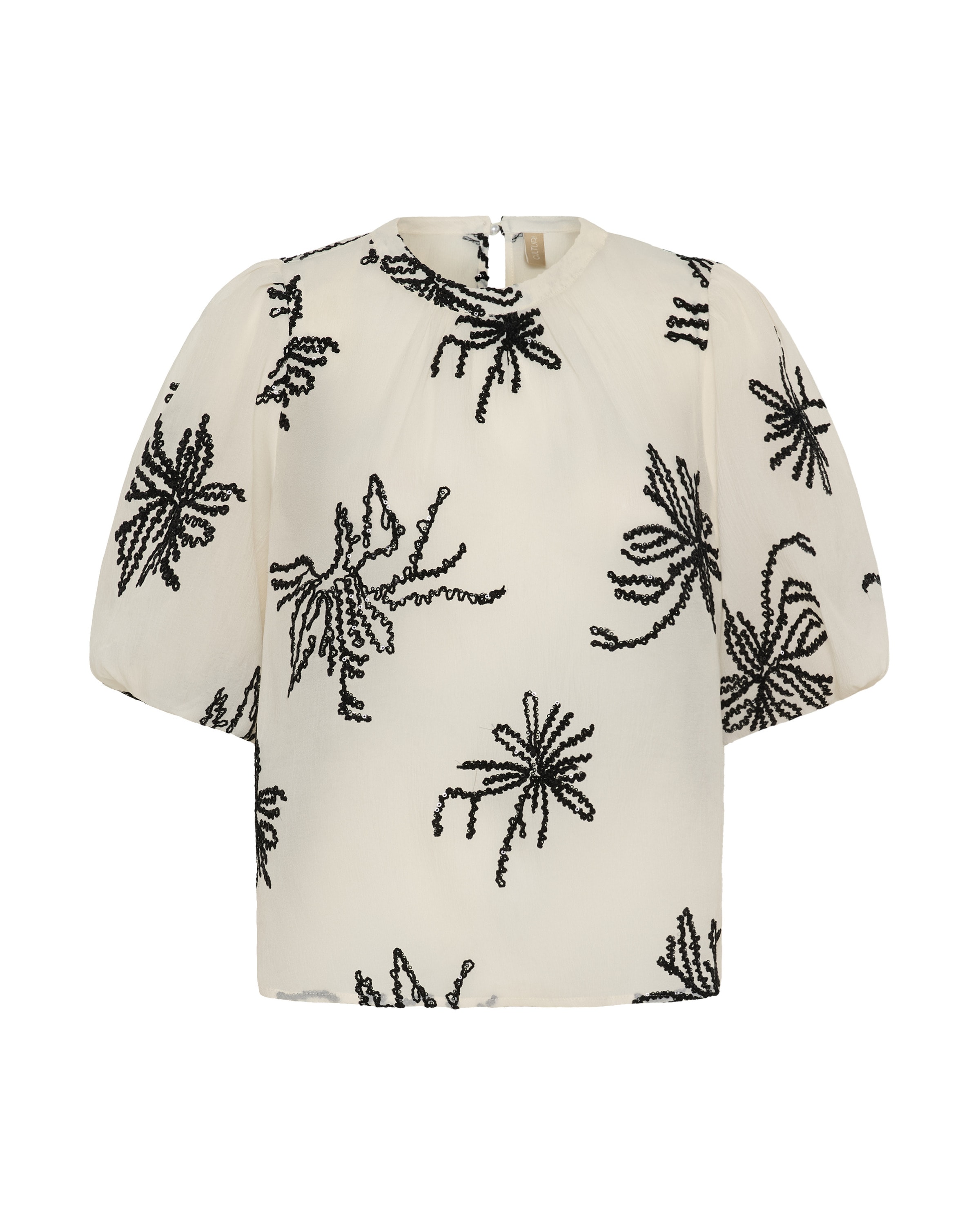 Chemisier 'CUBisera' CULTURE en beige : devant