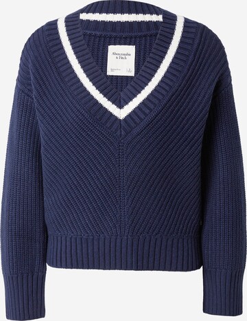 Abercrombie & Fitch Sweater in Blue: front