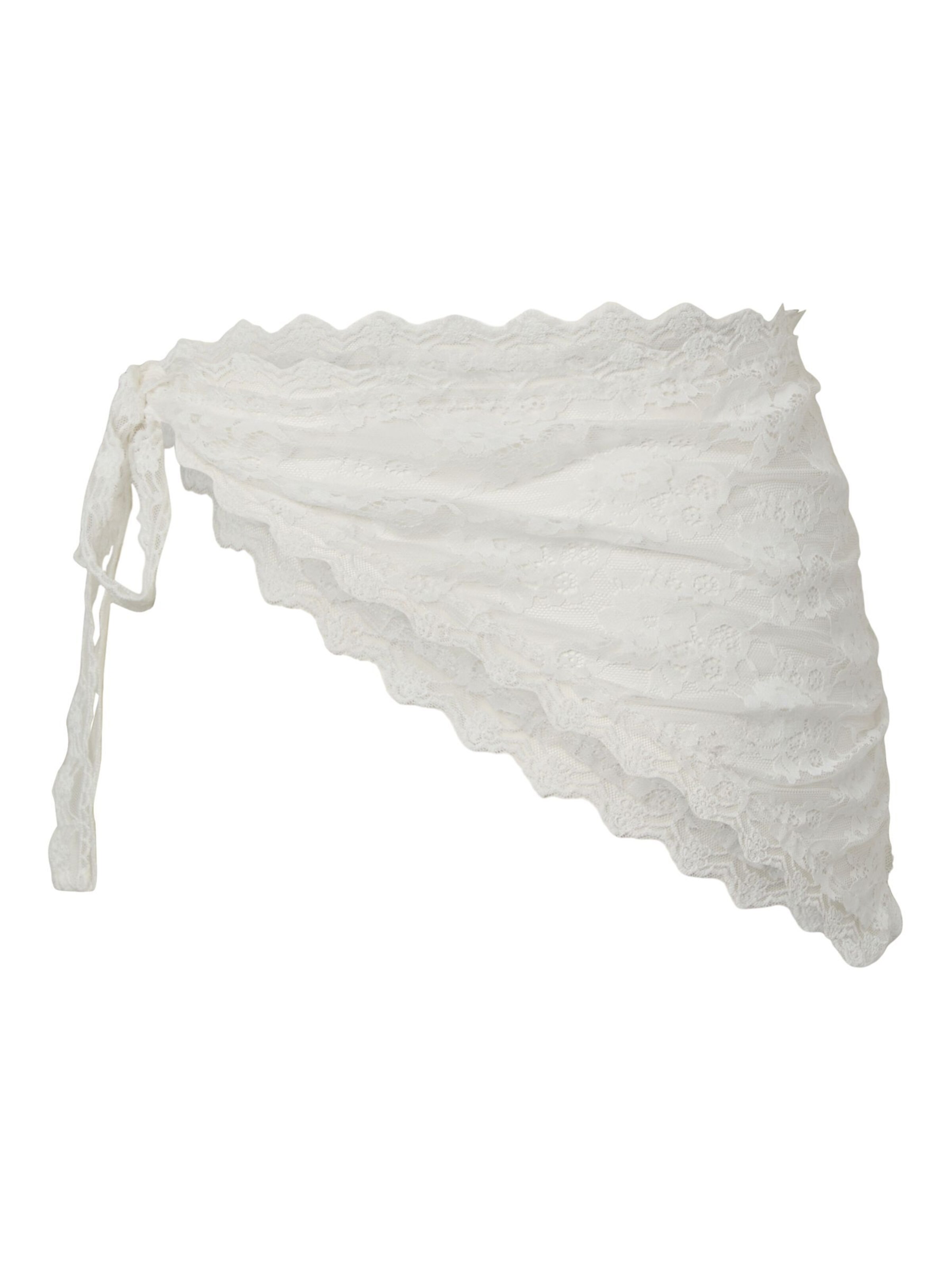 PIECES Strandhåndklæde 'PCNaina' i hvid