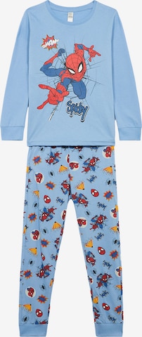 mėlyna Lindex Miego kostiumas 'Spiderman': priekis