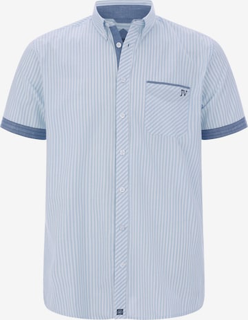 Jan Vanderstorm Comfort fit Button Up Shirt 'Odheld' in Blue: front
