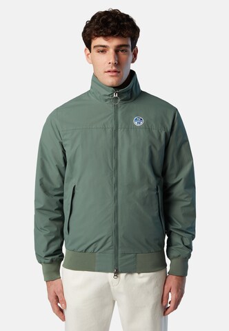 Veste mi-saison North Sails en vert : devant