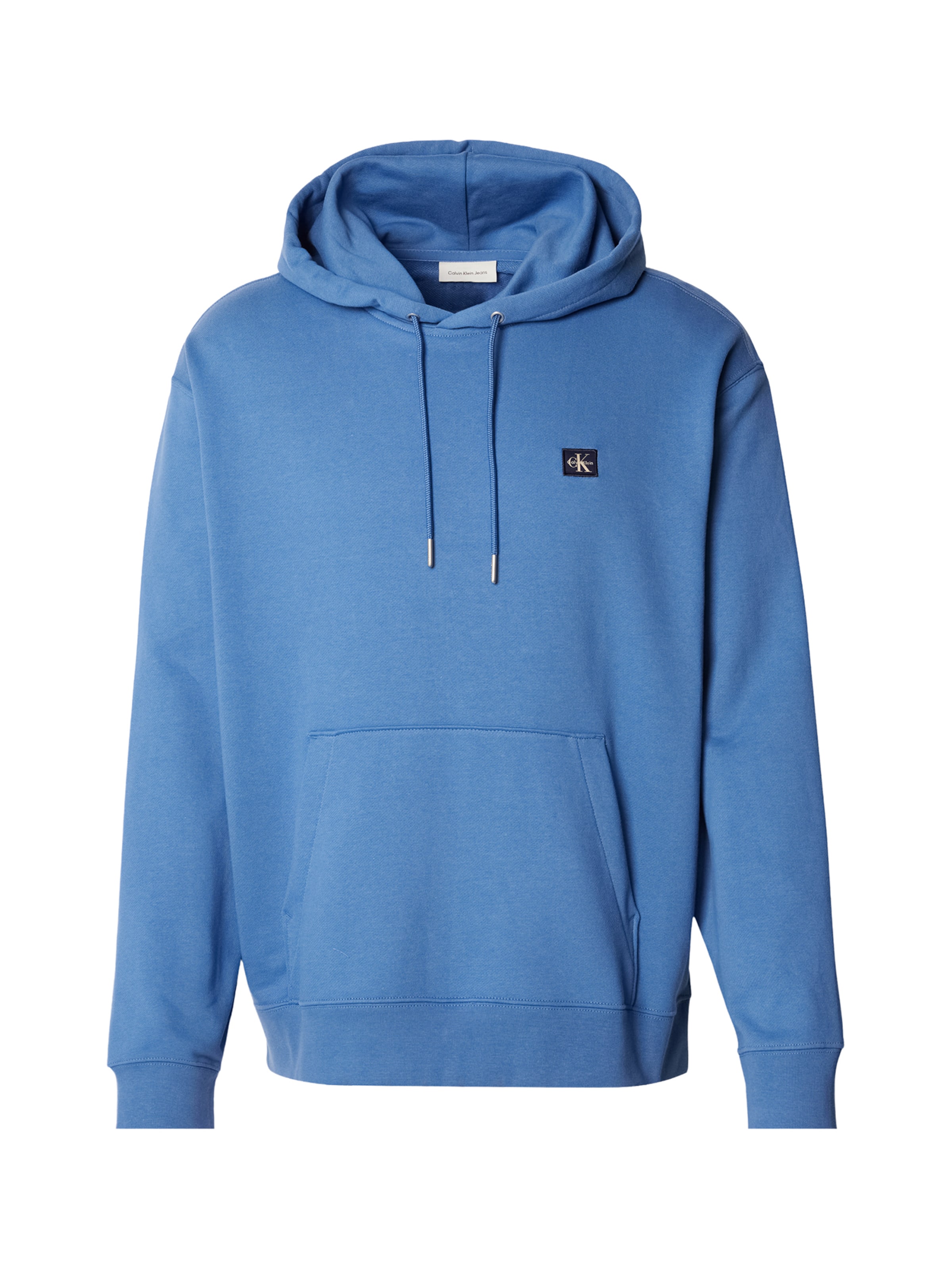 Sweat-shirt Calvin Klein Jeans en bleu : devant