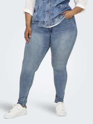 ONLY Carmakoma Skinny Jeans 'ROSE' in Blue: front
