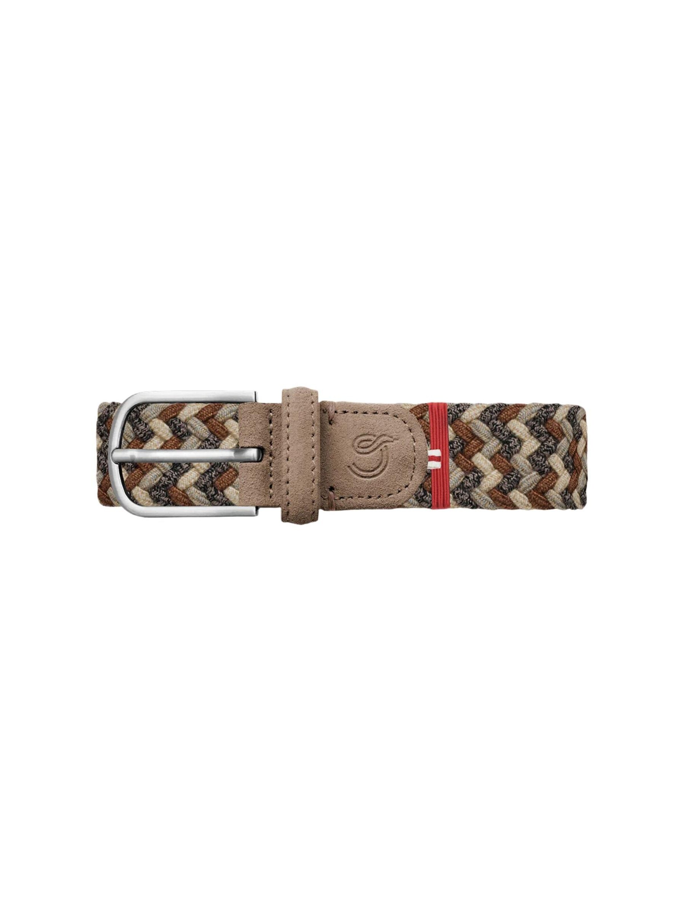 La Boucle Belt 'THE HIGHLANDS' in Brown: front