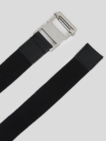 KARL LAGERFELD JEANS Övek ' Gürtel aus Gurtband mit Logo ' - fekete