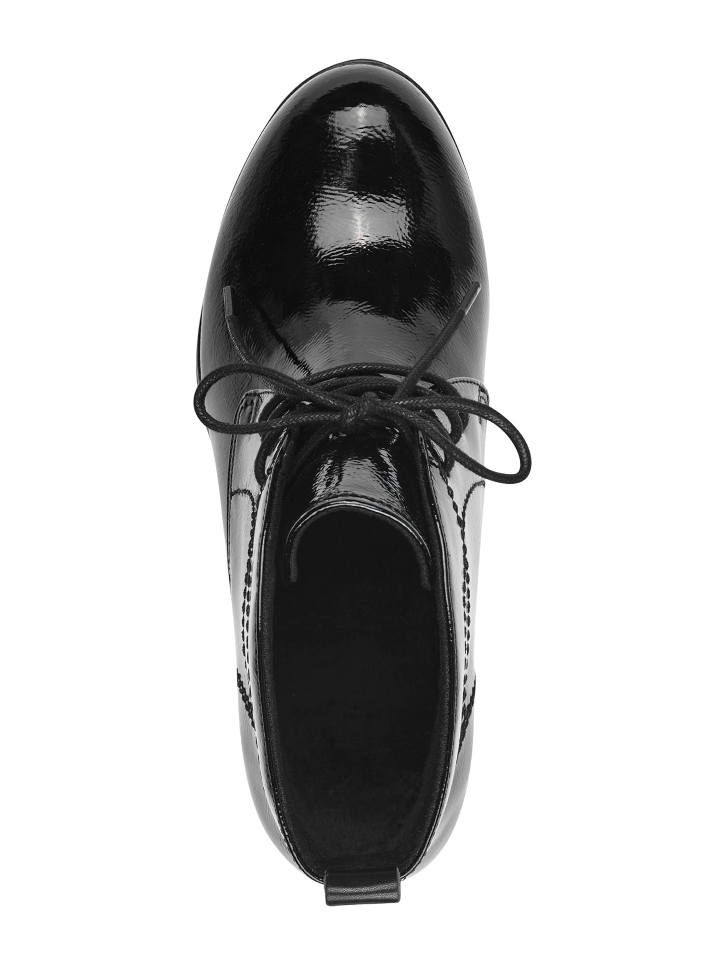 MARCO TOZZI Lace-Up Ankle Boots in Black