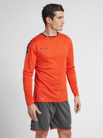 Hummel Performance Shirt 'Poly' in Red: front