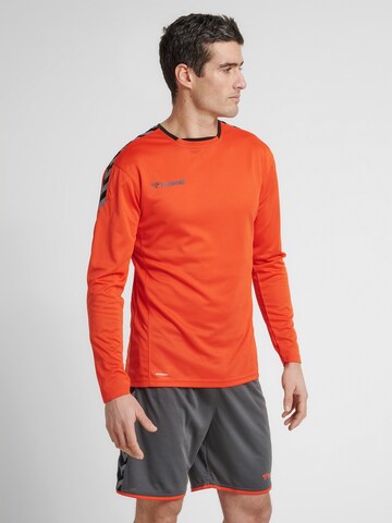 Hummel Funktionsskjorte 'Poly' i rød: forside