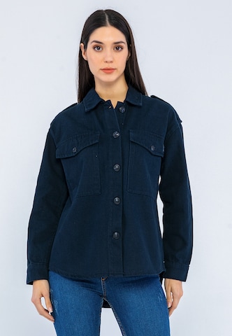 Giorgio di Mare Between-season jacket in Blue: front