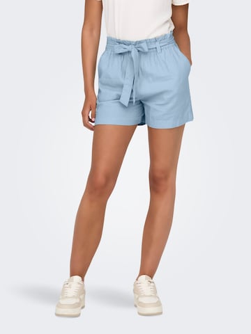 JDY Regular Pants 'JDYSAY' in Blue: front