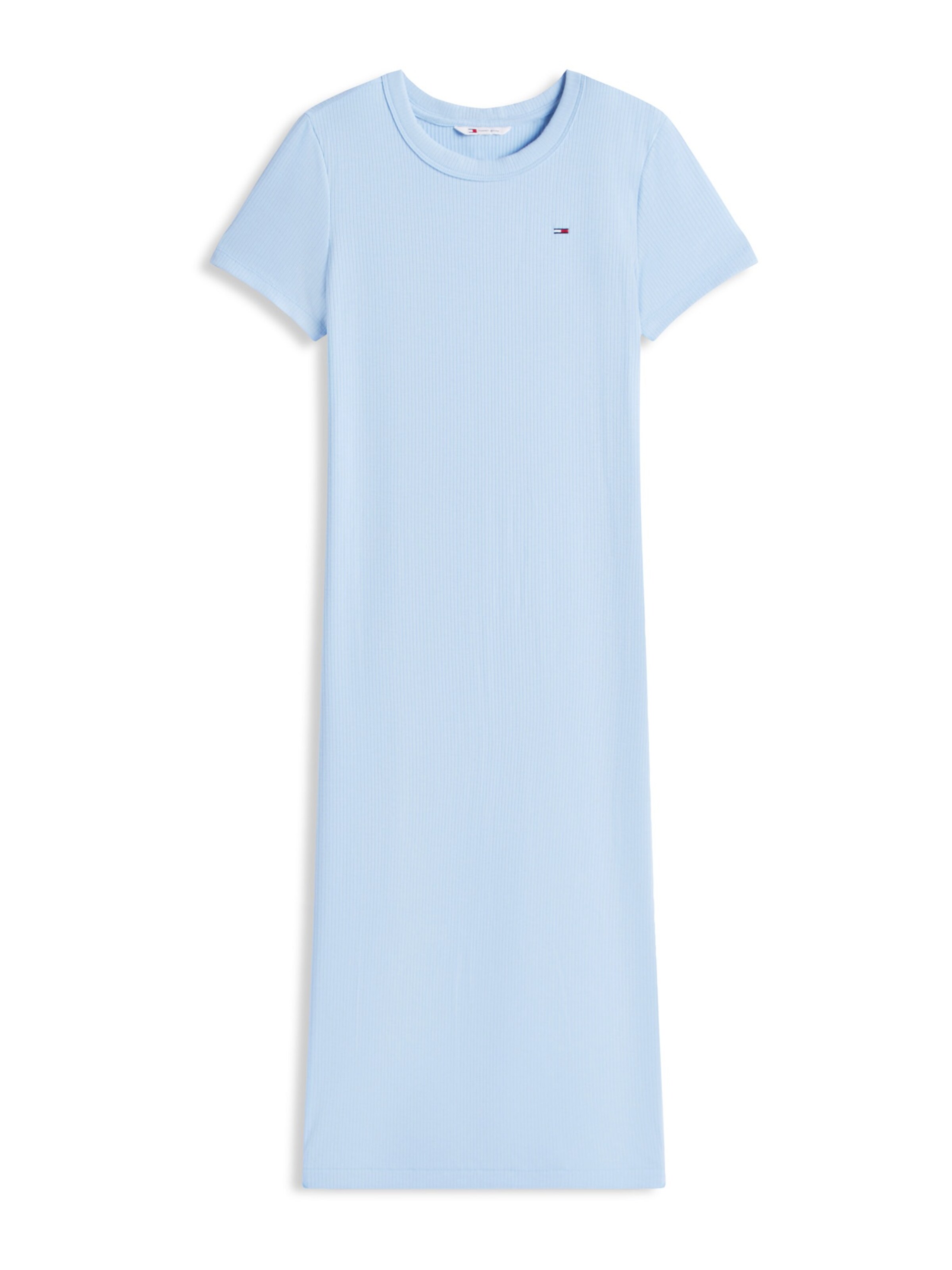 Tommy Jeans Šaty – modrá: přední strana