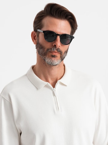 T-Shirt 'OM-POLS-0130' Ombre en blanc