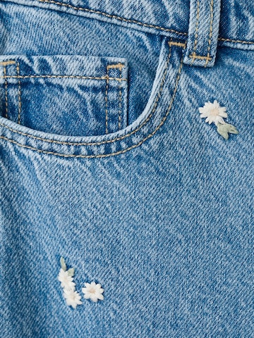 MANGO KIDSBaggy Traperice 'Daisy' - plava boja