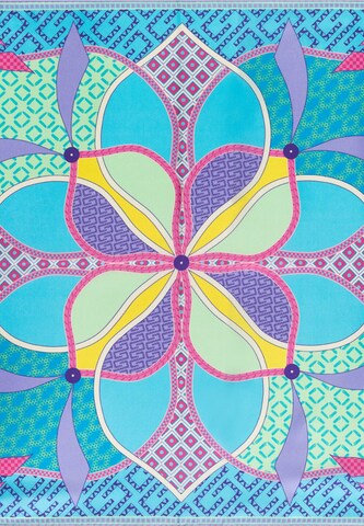 Roeckl Shawl 'Flower Mandala' in Blue