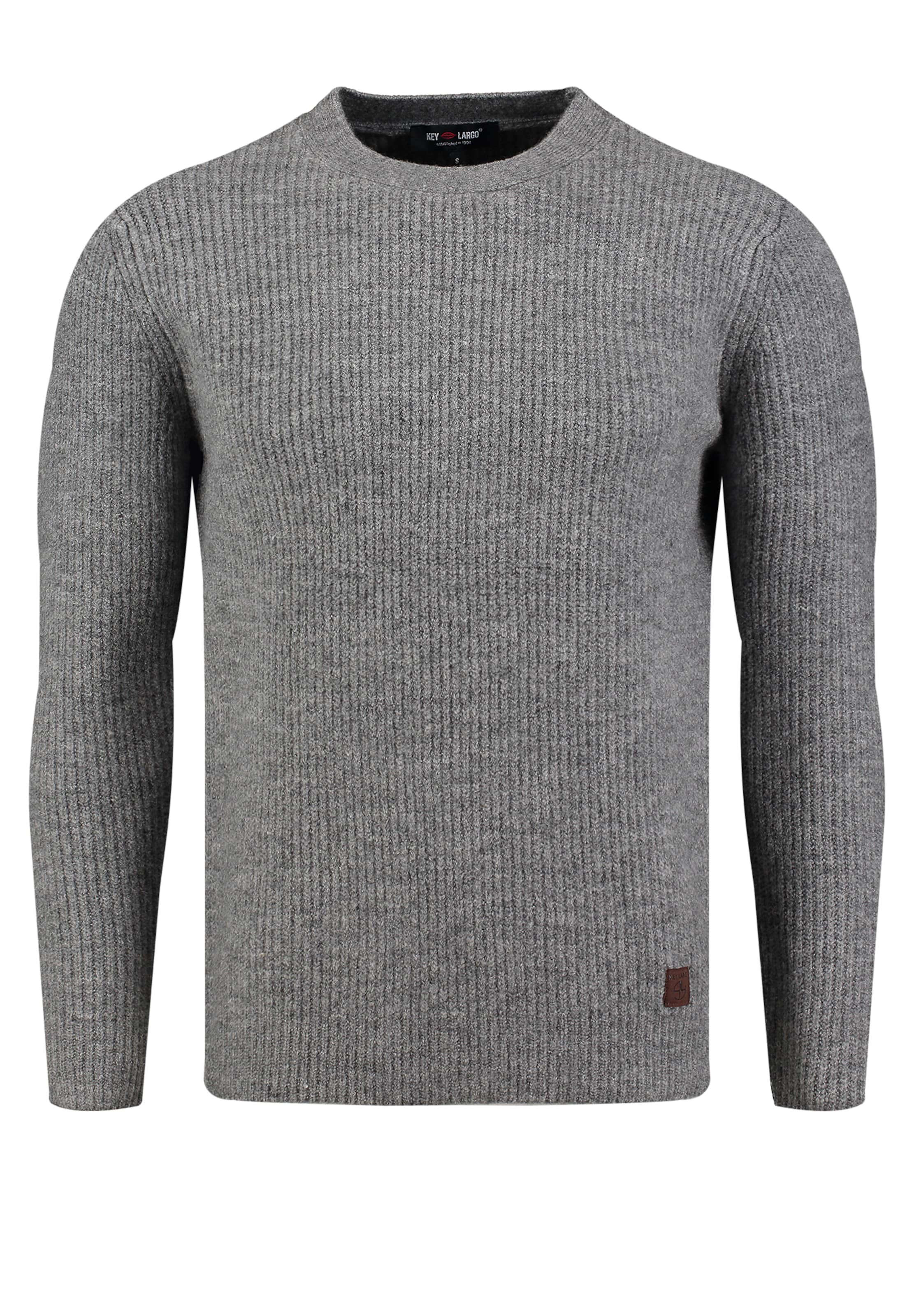 Key Largo Πουλόβερ 'Glasgow' σε γκρι: μπροστά
