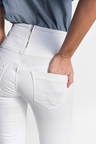 Coupe slim Jean 'Diva' Salsa Jeans en blanc