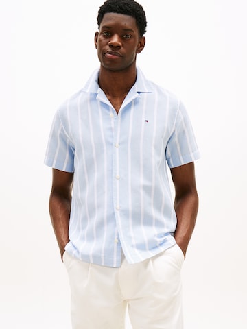 TOMMY HILFIGER Regular fit Overhemd in Blauw: voorkant