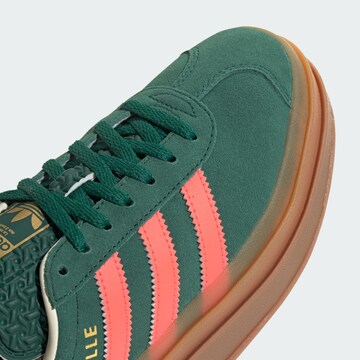 ADIDAS ORIGINALS - Sapatilhas 'Gazelle Bold' em verde