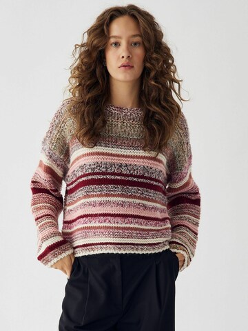 Pull-over ' Leah ' Noella en rose : devant