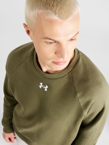 Felpa sportiva 'Rival' di UNDER ARMOUR in verde