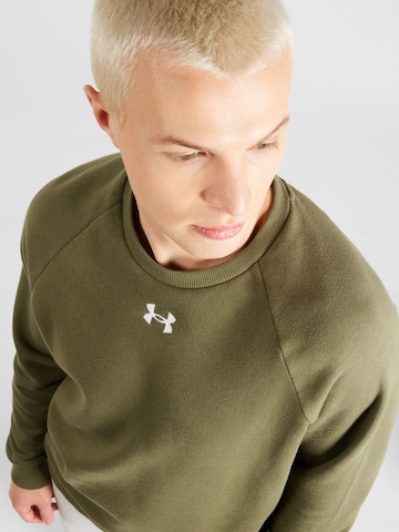 UNDER ARMOUR Športová mikina 'Rival' - Zelená