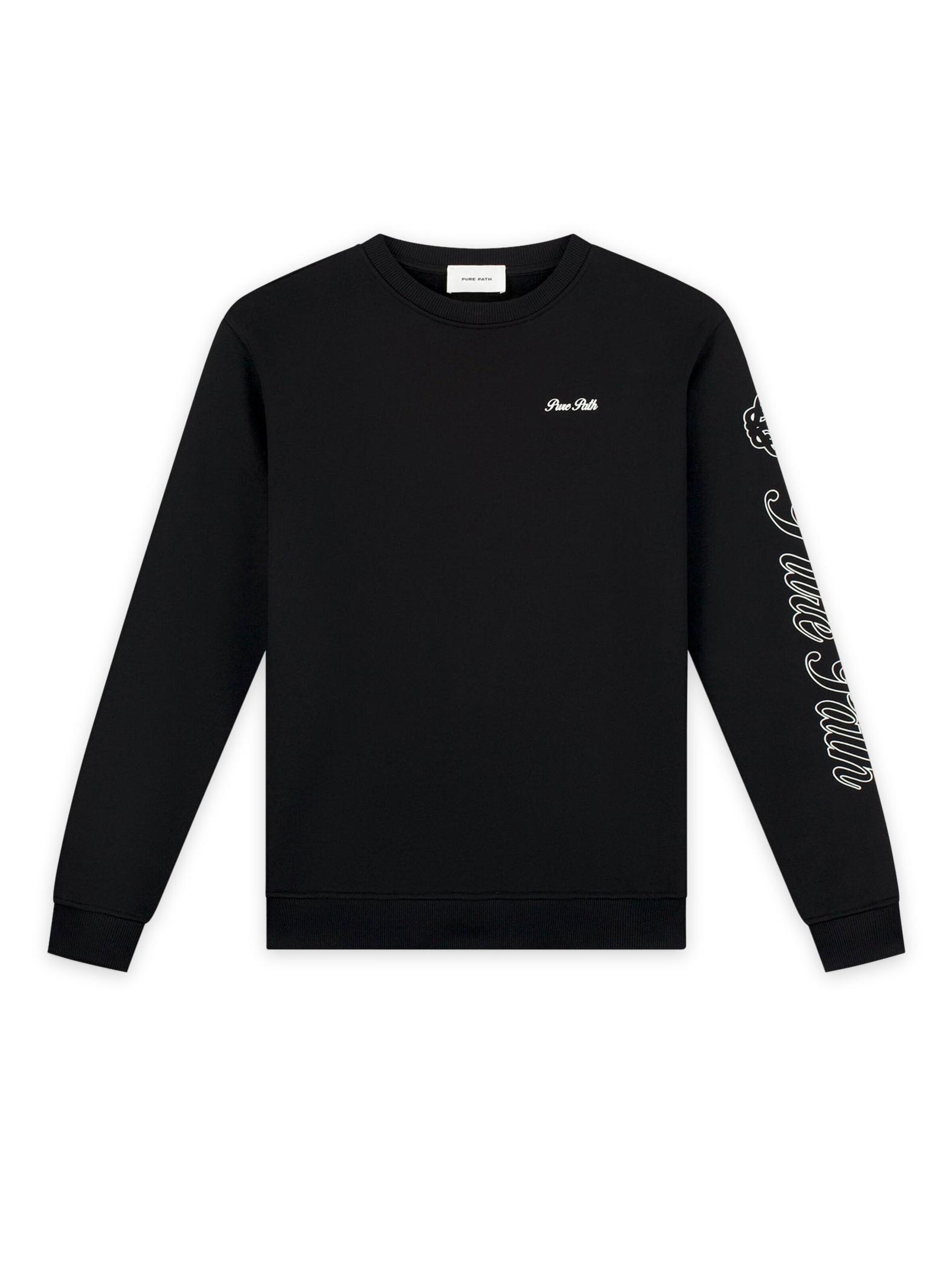 Pure Path Sweatshirt in Black: front