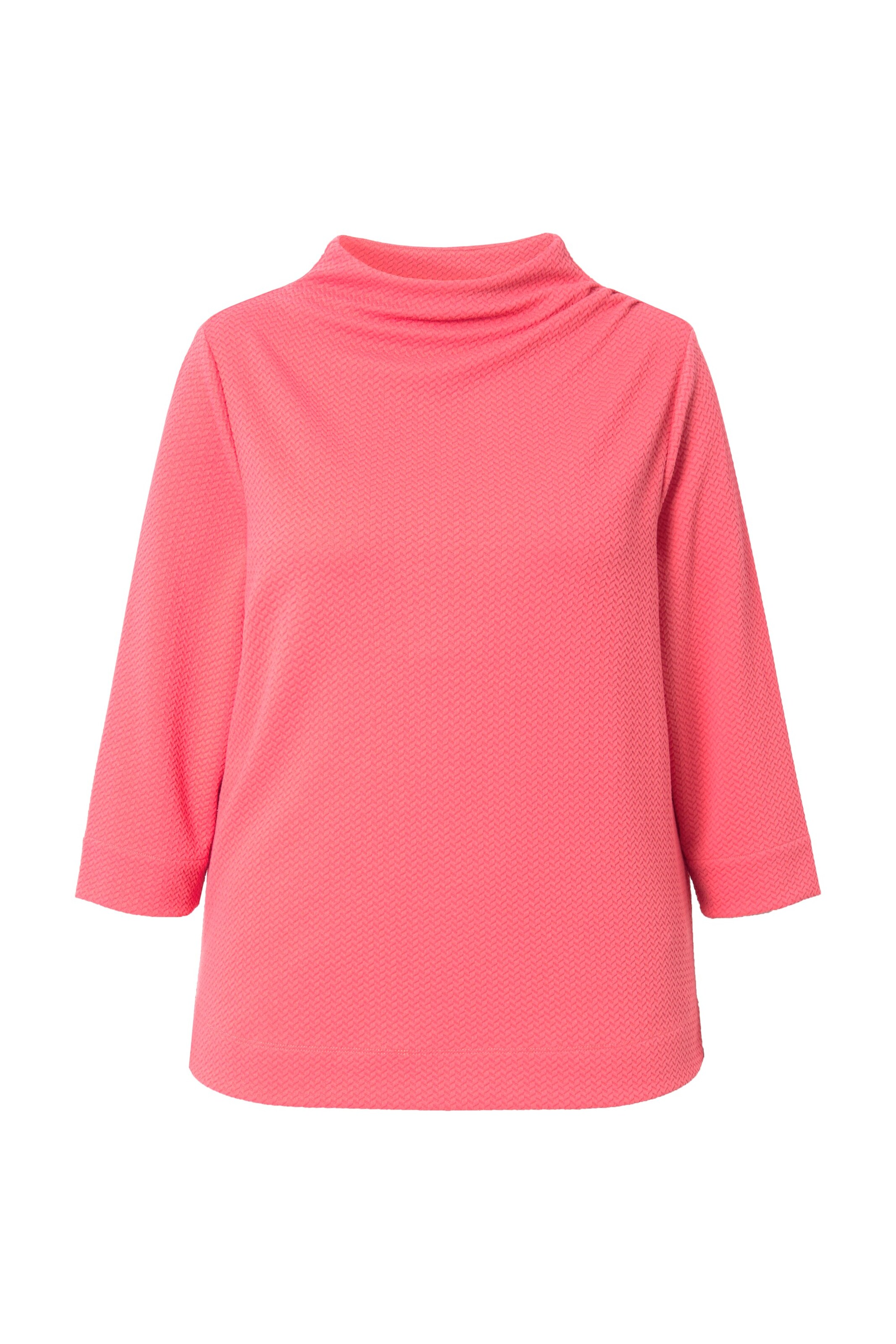 Ulla Popken Sweatshirt in Oranje: voorkant