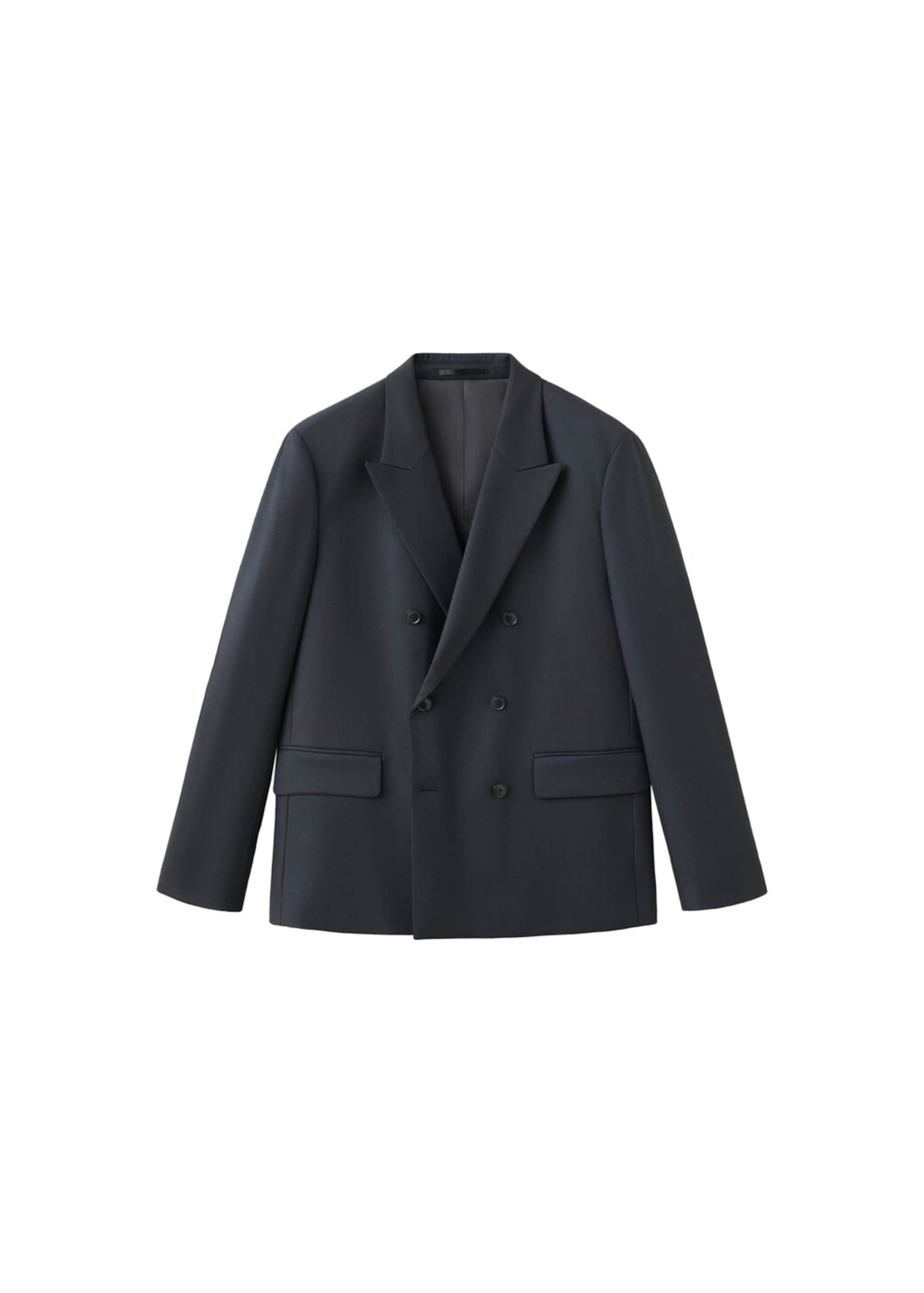 MANGO MAN Regular fit Business Blazer 'Bostone' in Blue: front