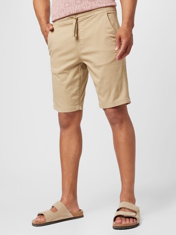 s.Oliver Regular Broek 'Bermuda' in Beige: voorkant