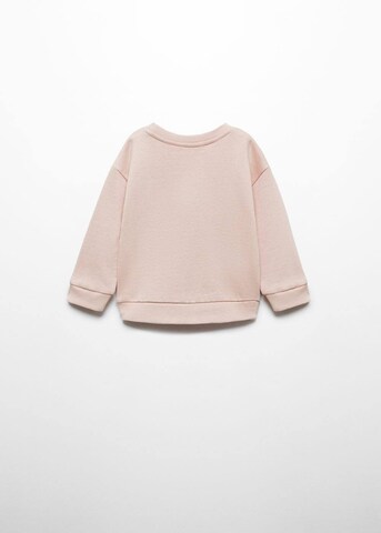 MANGO KIDS Sweatshirt 'Team' i rosa