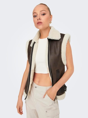 ONLY Vest 'ONLBetty' in Brown