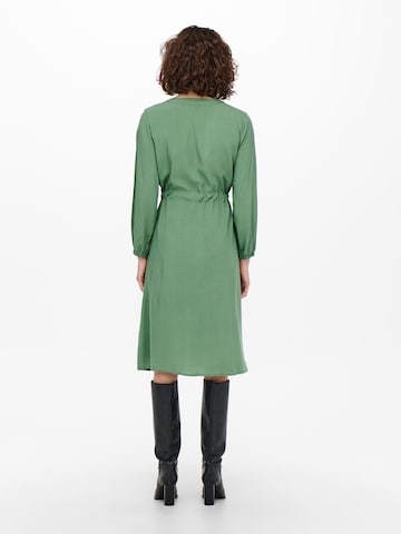 ONLY - Vestido camisero 'MALLA' en verde