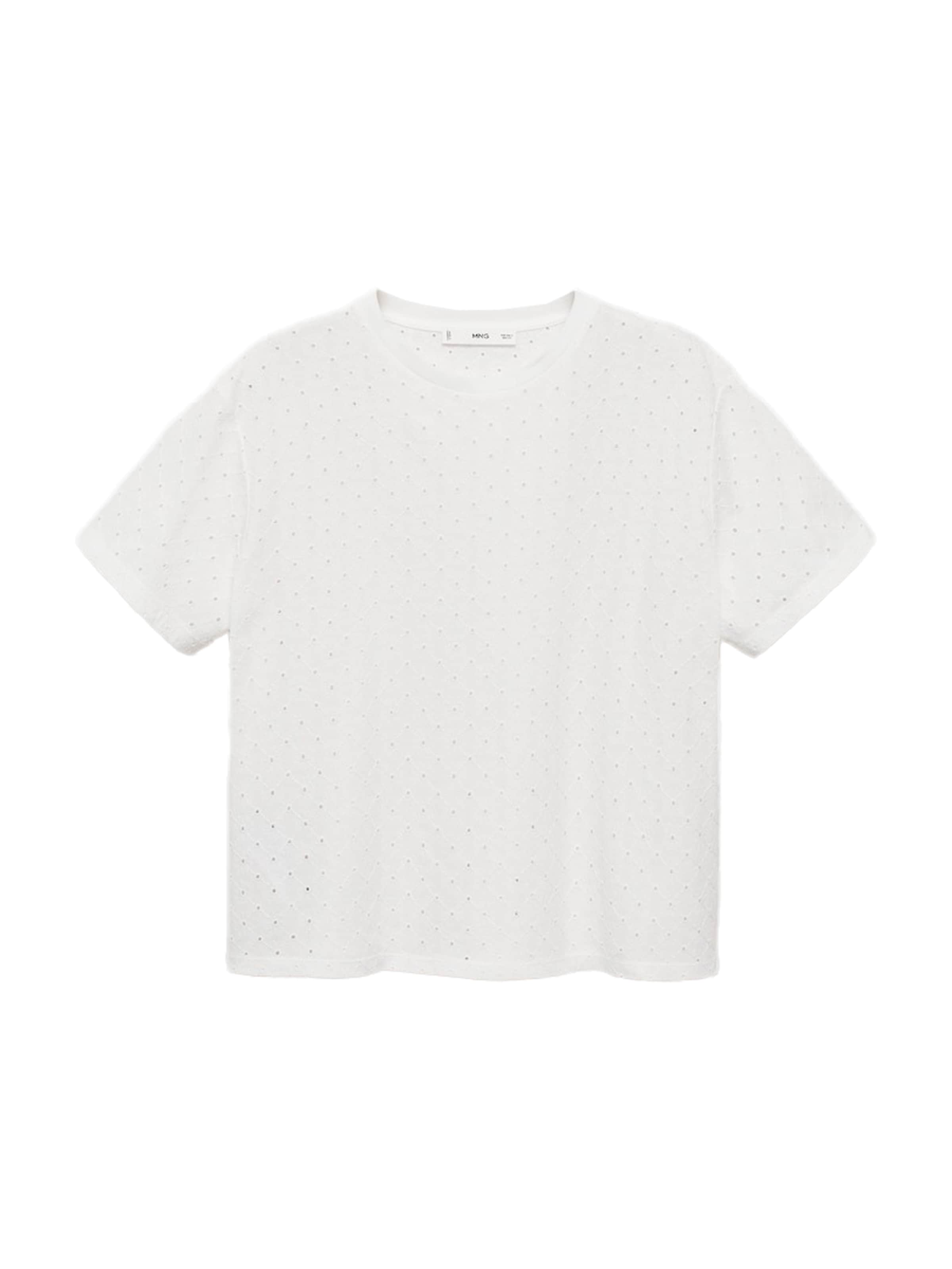 MANGO Shirts 'JAZMIN' i hvid: forside